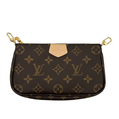 Louis Vuitton Multi Pochette Accessoires Monogram Canvas Khaki M44813 / neuwertig Louis Vuitton
