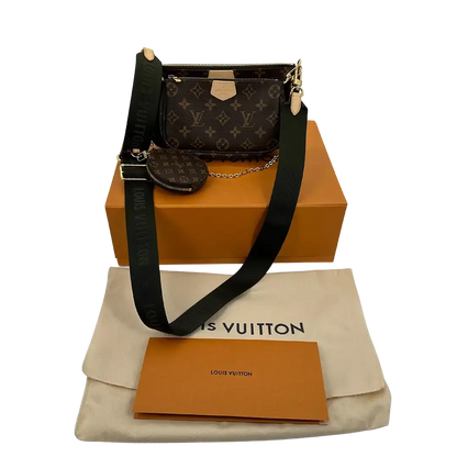Louis Vuitton Multi Pochette Accessoires Monogram Canvas Khaki M44813 / neuwertig Louis Vuitton