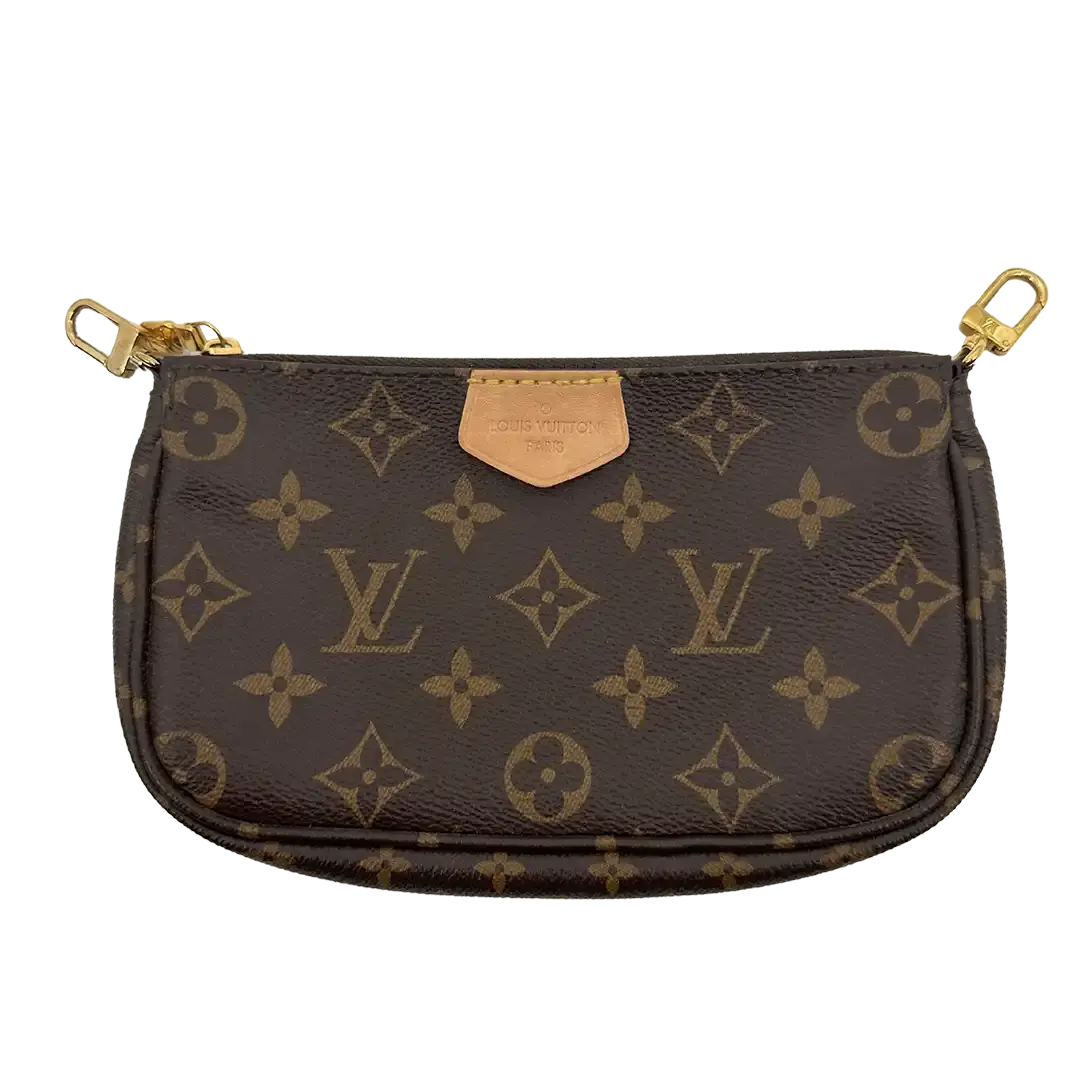 Louis Vuitton Multi Pochette Accessoires Monogram Canvas Khaki M44813 / sehr gut Louis Vuitton