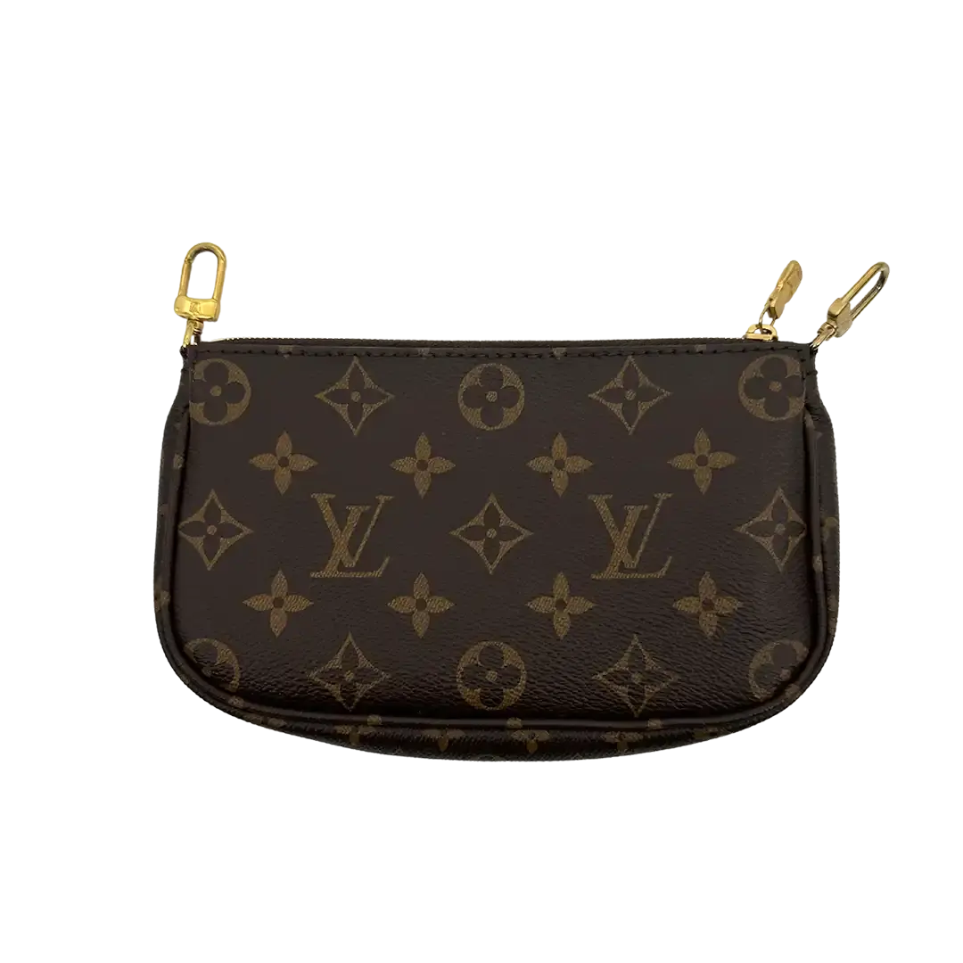 Louis Vuitton Multi Pochette Accessoires Monogram Canvas Khaki M44813 / sehr gut Louis Vuitton