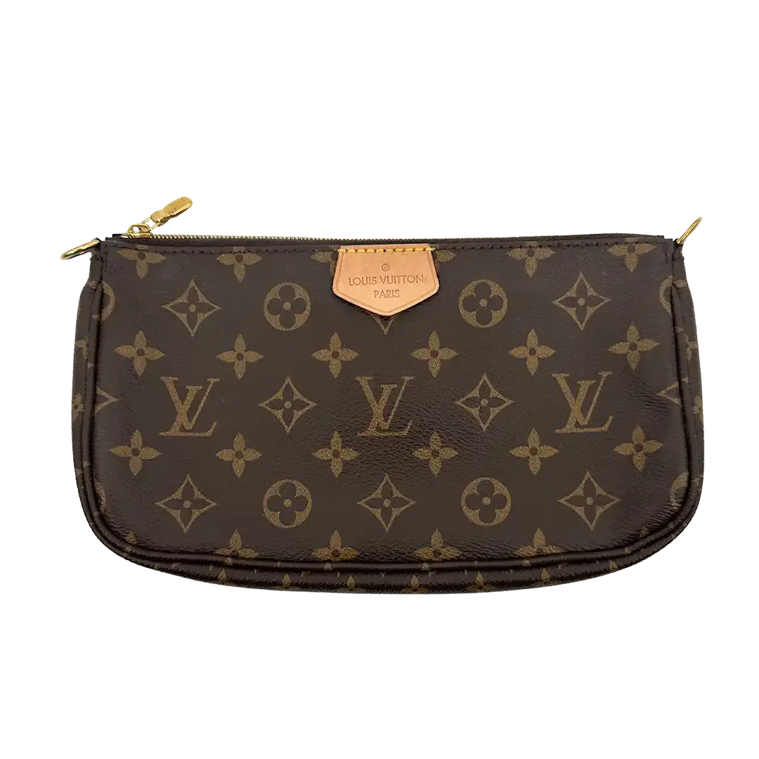 Louis Vuitton Multi Pochette Accessoires Monogram Canvas Khaki M44813 / sehr gut Louis Vuitton