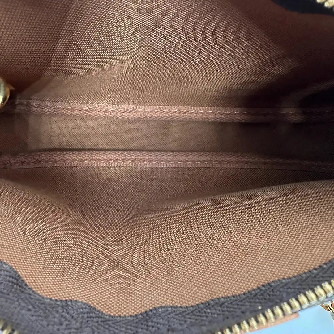 Louis Vuitton Multi Pochette Accessoires Monogram Canvas Rose Clair M44840 Fullset / sehr gut Louis Vuitton