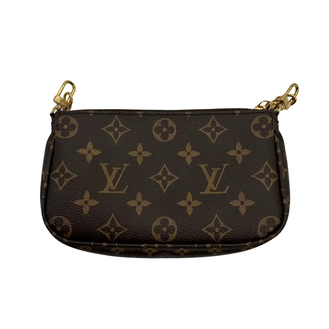 Louis Vuitton Multi Pochette Accessoires Monogram Canvas Rose Clair M44840 Fullset / sehr gut Louis Vuitton