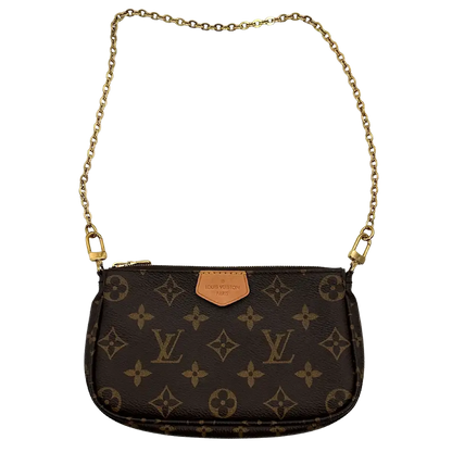 Louis Vuitton Multi Pochette Accessoires Monogram Canvas Rose Clair M44840 Fullset / sehr gut Louis Vuitton
