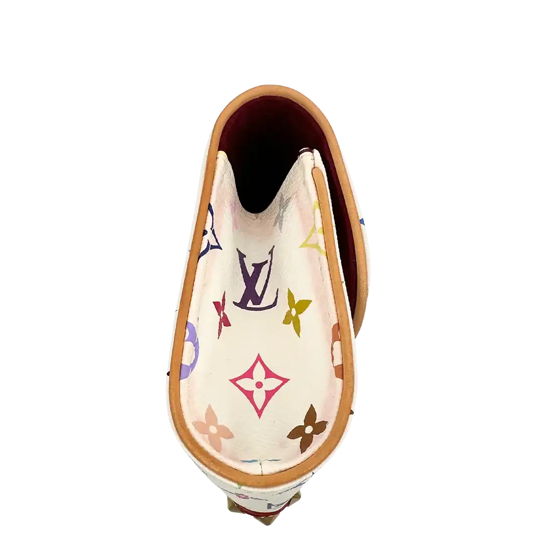 Louis Vuitton Multicolor Monogram Courtney Clutch M45639 / sehr gut Louis Vuitton