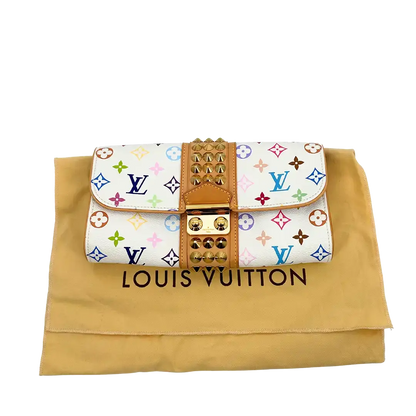 Louis Vuitton Multicolor Monogram Courtney Clutch M45639 / sehr gut Louis Vuitton