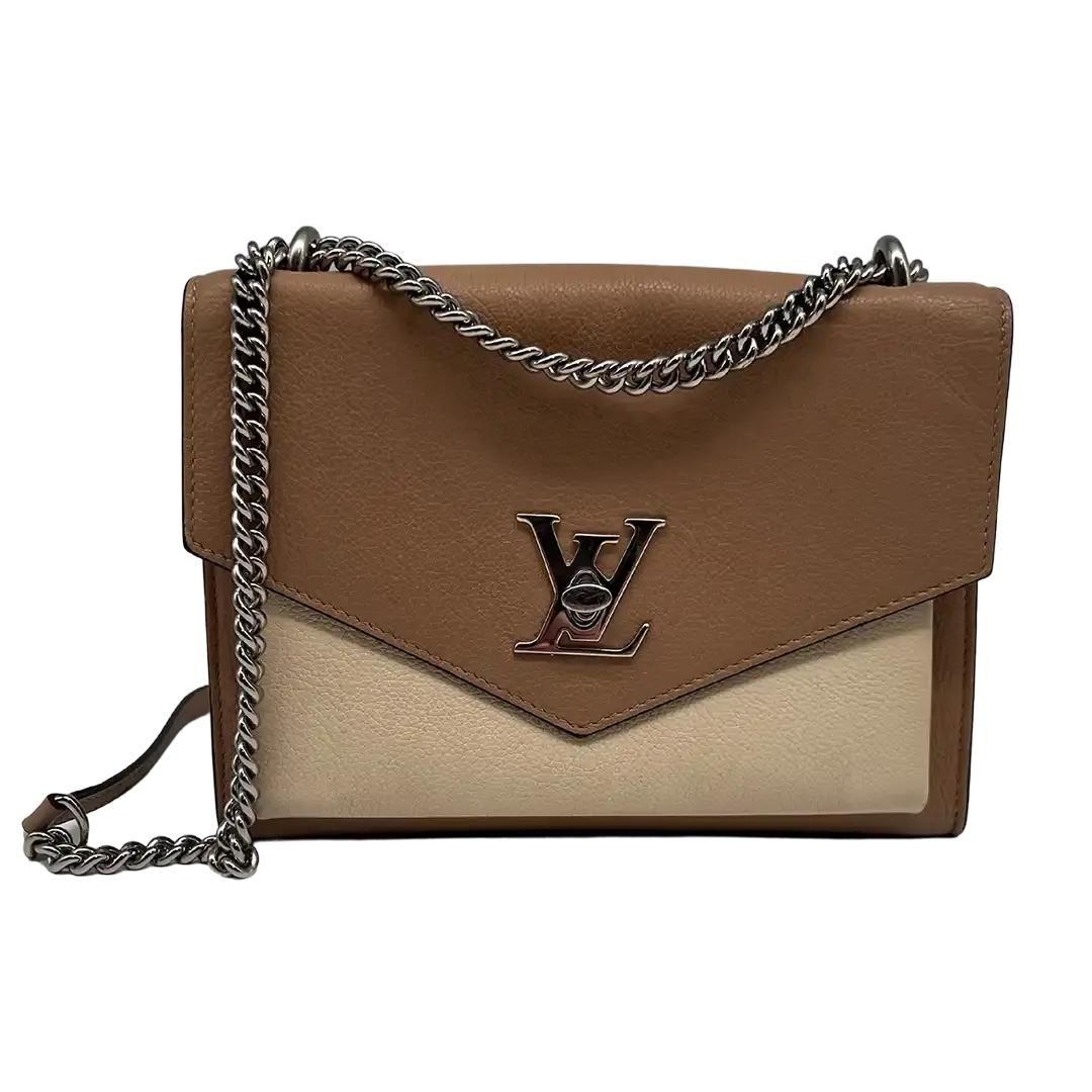 Louis Vuitton MyLockMe Chain Braun Beige / gut Louis Vuitton