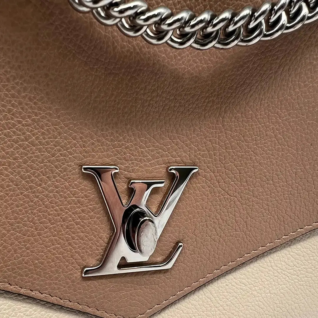 Louis Vuitton MyLockMe Chain Braun Beige / gut Louis Vuitton