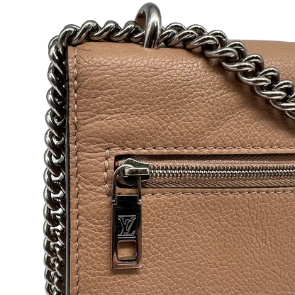 Louis Vuitton MyLockMe Chain Braun Beige / gut Louis Vuitton