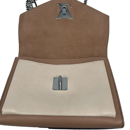 Louis Vuitton MyLockMe Chain Braun Beige / gut Louis Vuitton