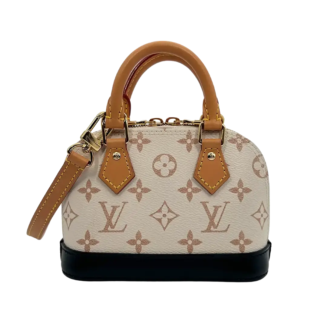 Louis Vuitton Nano Alma Monogram Dune M46895 Fullset / sehr gut Louis Vuitton