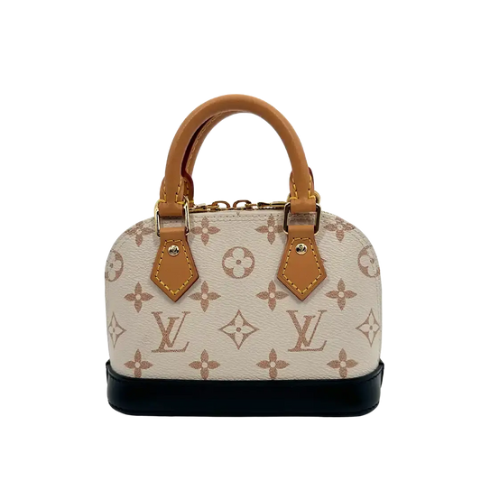 Louis Vuitton Nano Alma Monogram Dune M46895 Fullset / sehr gut Louis Vuitton