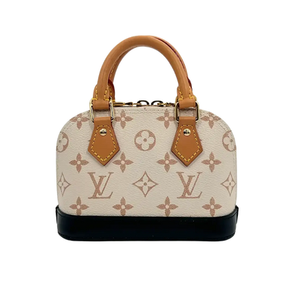Louis Vuitton Nano Alma Monogram Dune M46895 Fullset / sehr gut Louis Vuitton
