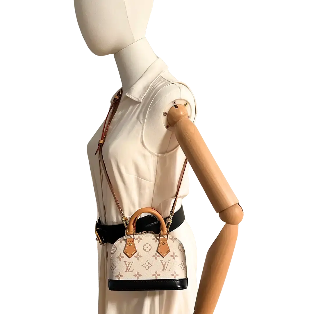 Louis Vuitton Nano Alma Monogram Dune M46895 Fullset / sehr gut Louis Vuitton