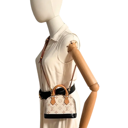 Louis Vuitton Nano Alma Monogram Dune M46895 Fullset / sehr gut Louis Vuitton