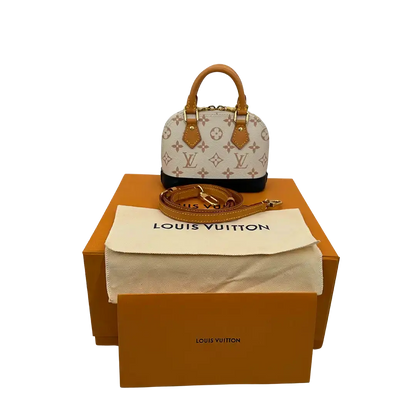 Louis Vuitton Nano Alma Monogram Dune M46895 Fullset / sehr gut Louis Vuitton