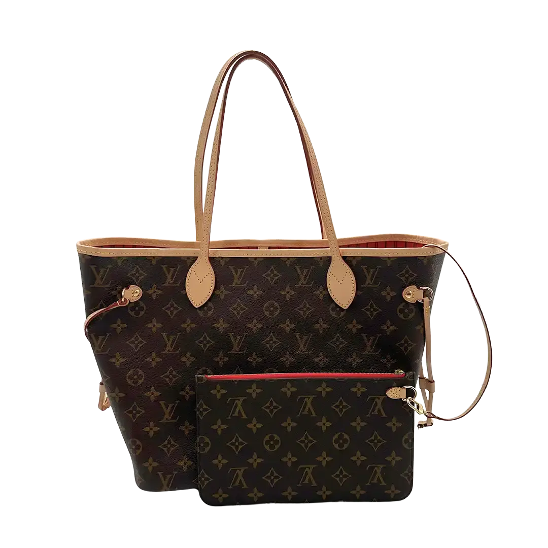Louis Vuitton Neverfull MM Cerise Monogram Canvas M41177 Fullset / ungetragen Louis Vuitton
