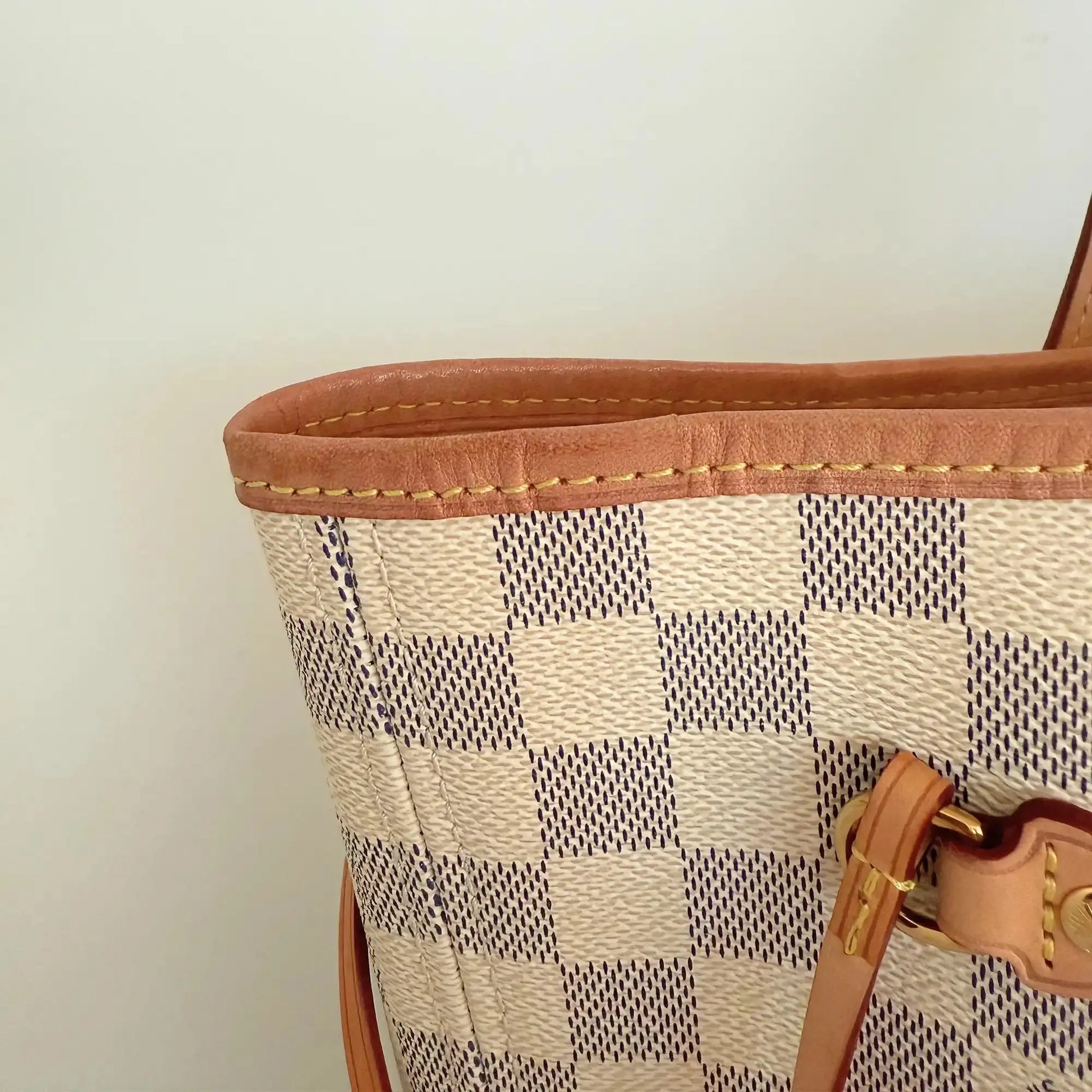 Louis Vuitton Neverfull MM Damier Azur 2019 / sehr gut Louis Vuitton