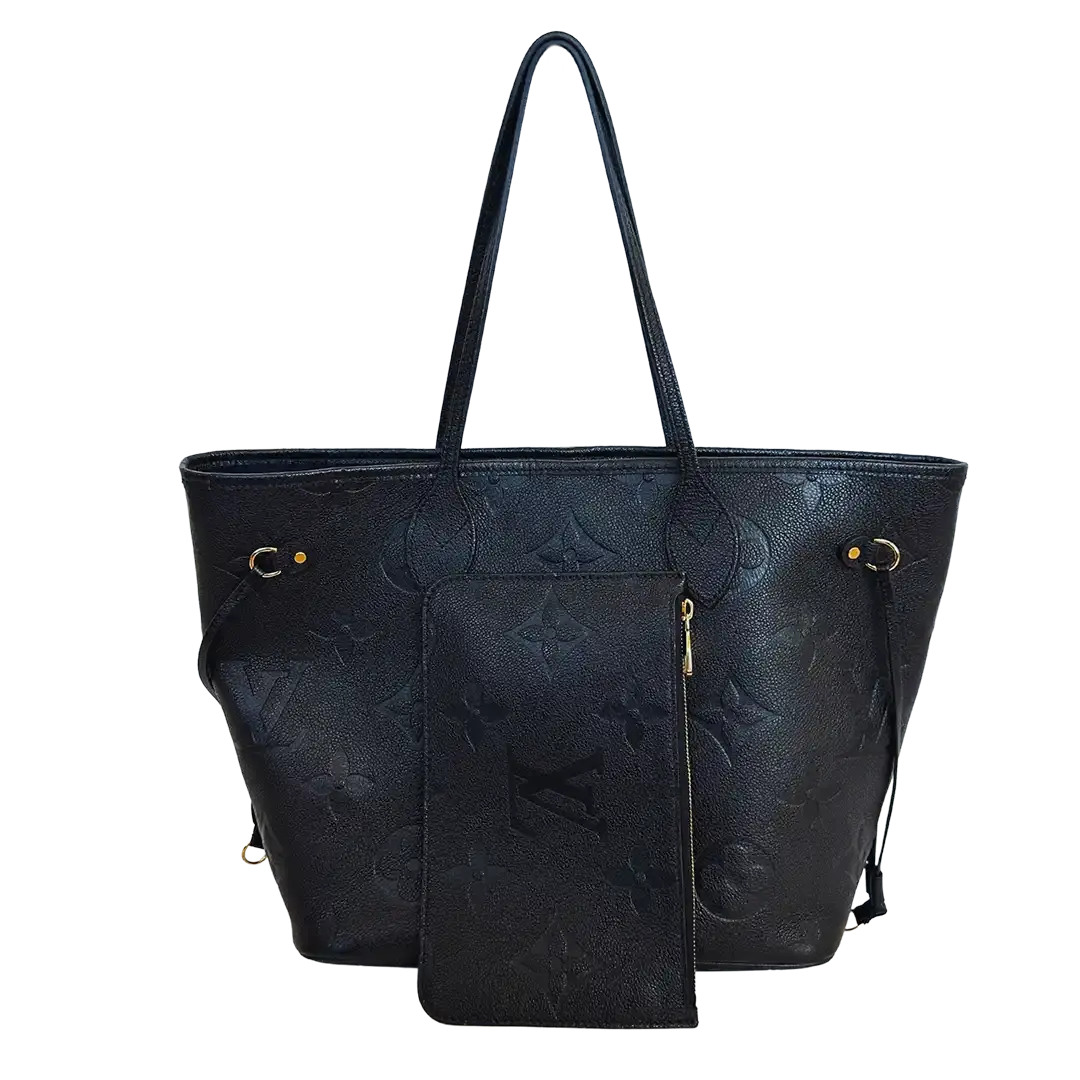Louis Vuitton Neverfull MM Empreinte Leder schwarz M45685 / sehr gut Louis Vuitton