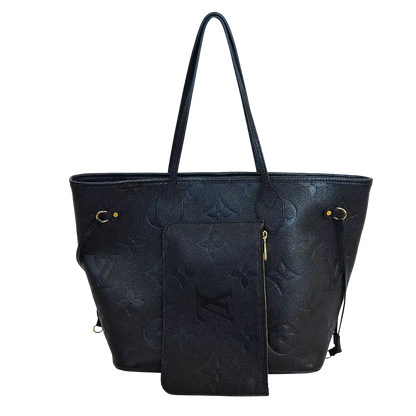 Louis Vuitton Neverfull MM Empreinte Leder schwarz M45685 / sehr gut Louis Vuitton