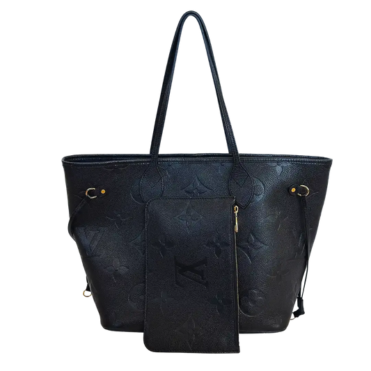 Louis Vuitton Neverfull MM Empreinte Leder schwarz M45685 / sehr gut Louis Vuitton