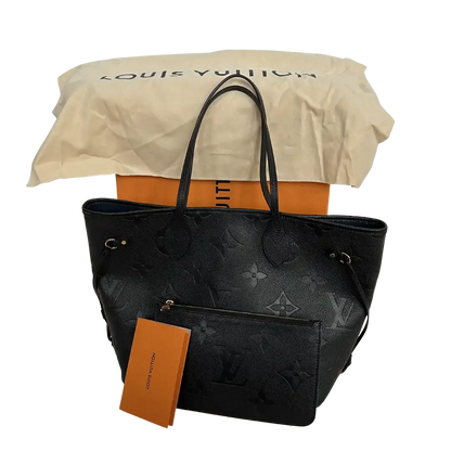 Louis Vuitton Neverfull MM Empreinte Leder schwarz M45685 / sehr gut Louis Vuitton