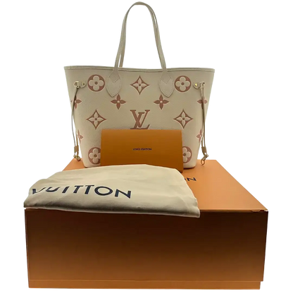 Louis Vuitton Neverfull MM Leder Reme Rose Trianon M21579 / sehr gut Louis Vuitton