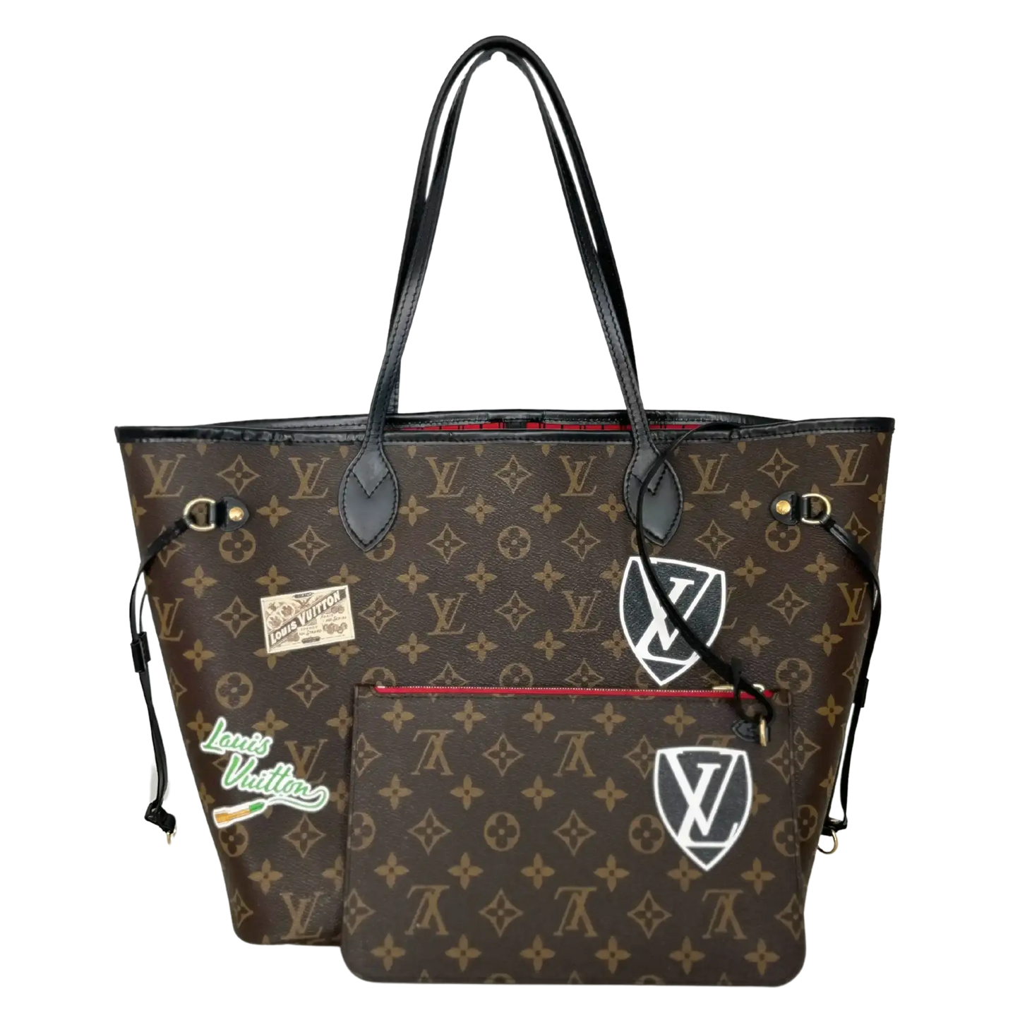 Louis Vuitton Neverfull MM My LV World Tour Monogram Canvas Berlin Fullset / sehr gut Louis Vuitton