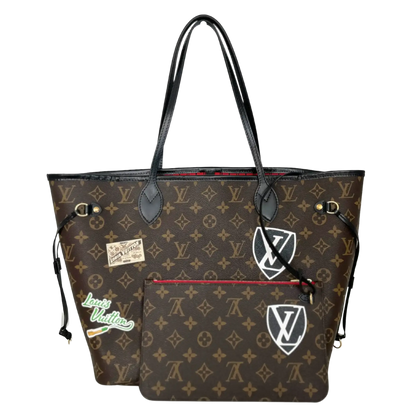 Louis Vuitton Neverfull MM My LV World Tour Monogram Canvas Berlin Fullset / sehr gut Louis Vuitton