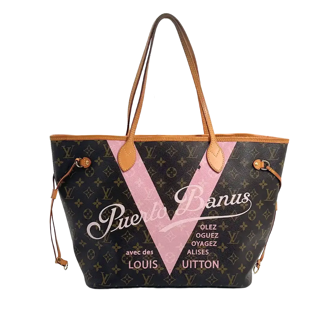 Louis Vuitton Neverfull MM Puerto Banus Monogram Canvas M41613 / gut Louis Vuitton