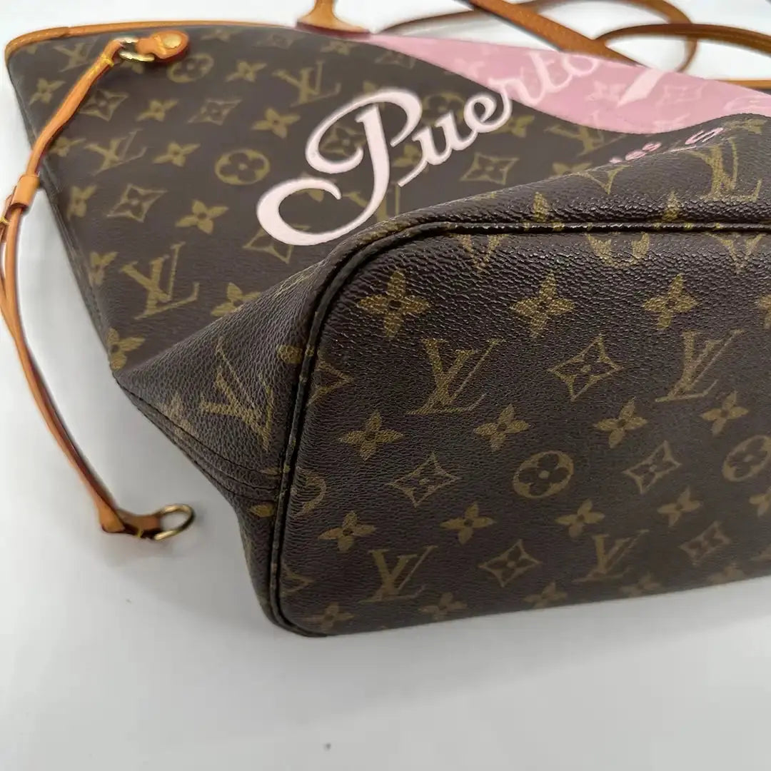 Louis Vuitton Neverfull MM Puerto Banus Monogram Canvas M41613 / gut Louis Vuitton