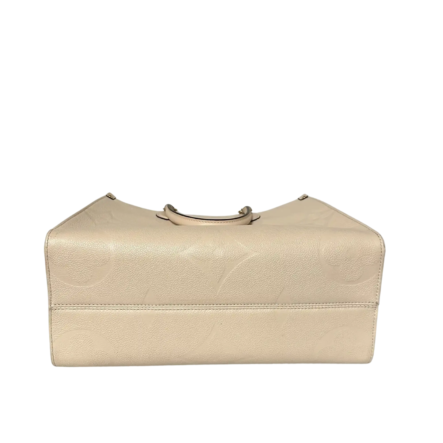 Louis Vuitton Onthego MM mittelgroß  Creme Empreinte Leder Fullset / sehr gut Louis Vuitton