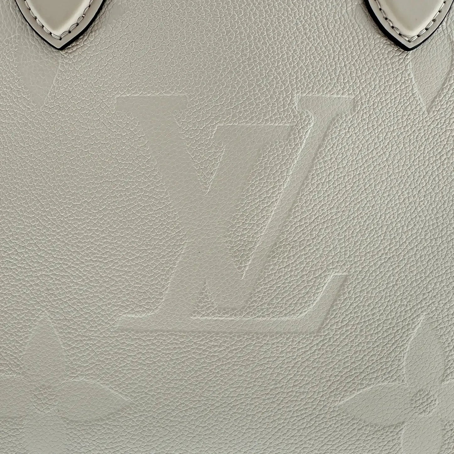 Louis Vuitton Onthego MM mittelgroß  Creme Empreinte Leder Fullset / sehr gut Louis Vuitton