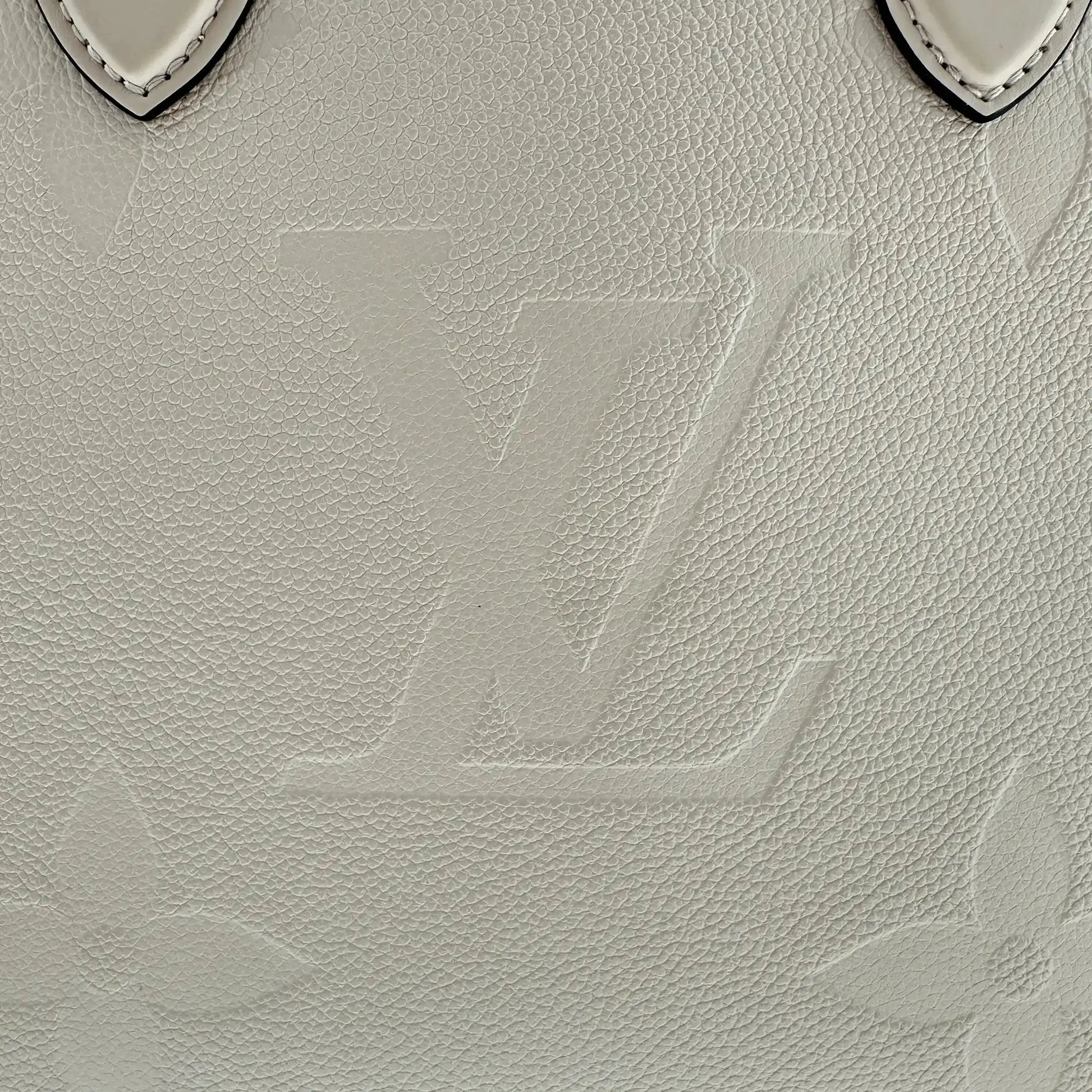 Louis Vuitton Onthego MM mittelgroß  Creme Empreinte Leder Fullset / sehr gut Louis Vuitton