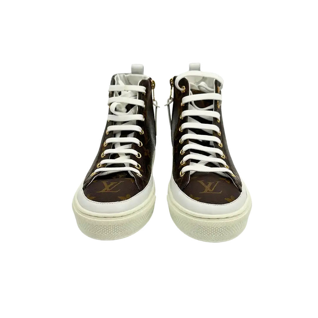Louis Vuitton Patent Monogram Stellar Sneaker Boots 1A4X32 / ungetragen Louis Vuitton