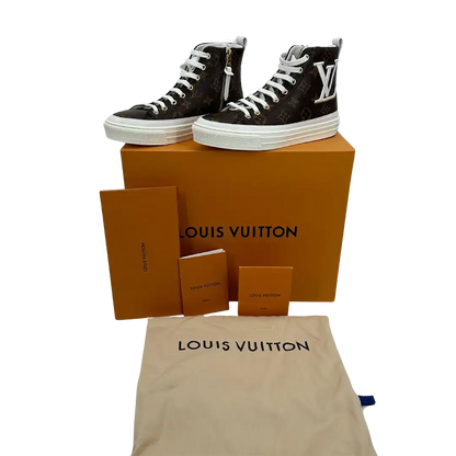 Louis Vuitton Patent Monogram Stellar Sneaker Boots 1A4X32 / ungetragen Louis Vuitton