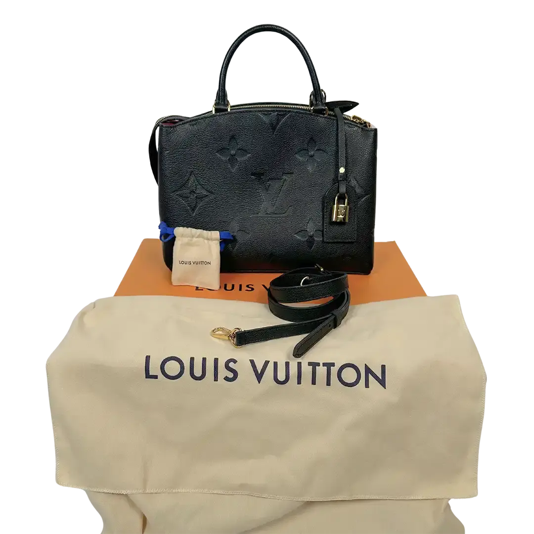 Louis Vuitton Petite Palais Monogram Empreinte Leder M58916 Fullset / sehr gut Louis Vuitton