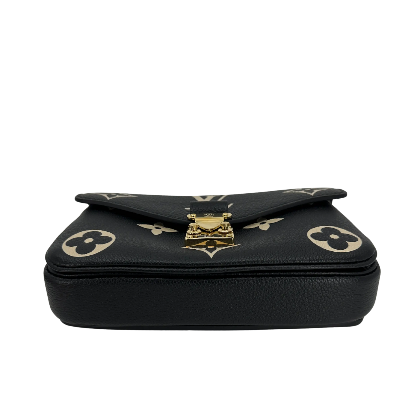 Louis Vuitton Pochette Métis East West Empreinte Leder schwarz / beige M46596 Fullset / neuwertig Louis Vuitton