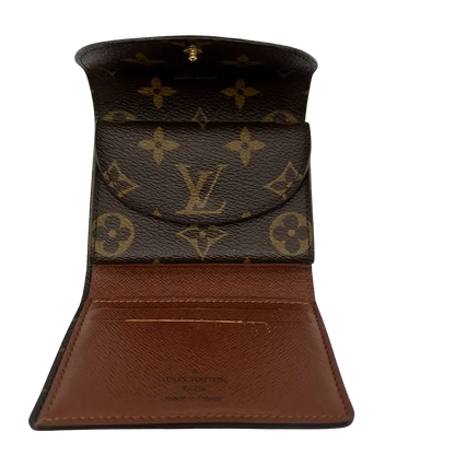 Louis Vuitton Portefeuille Helene Geldbörse Monogram Canvas / gut - Echtheitscheck