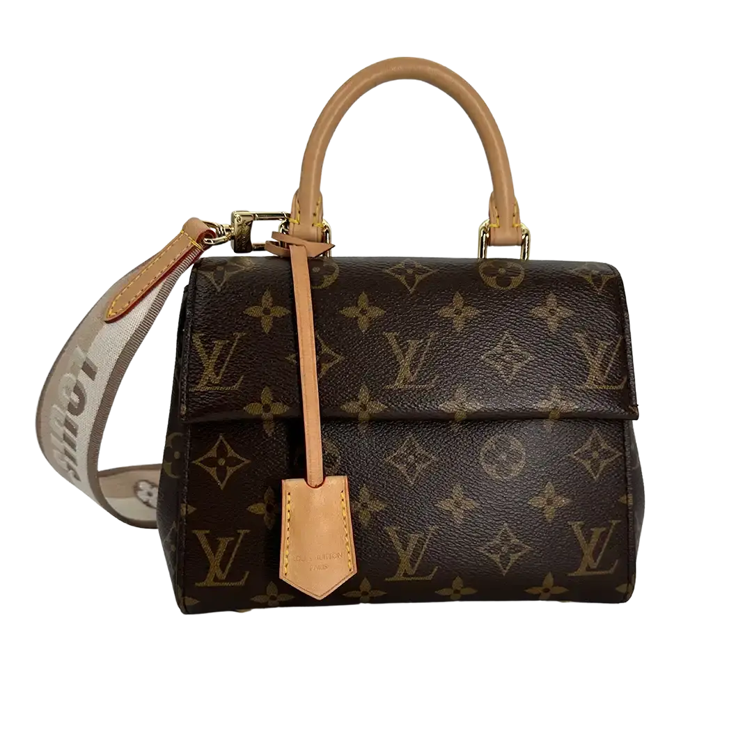 Louis Vuitton Sac Cluny Mini SL Monogram Beige M46055 Fullset / sehr gut Louis Vuitton