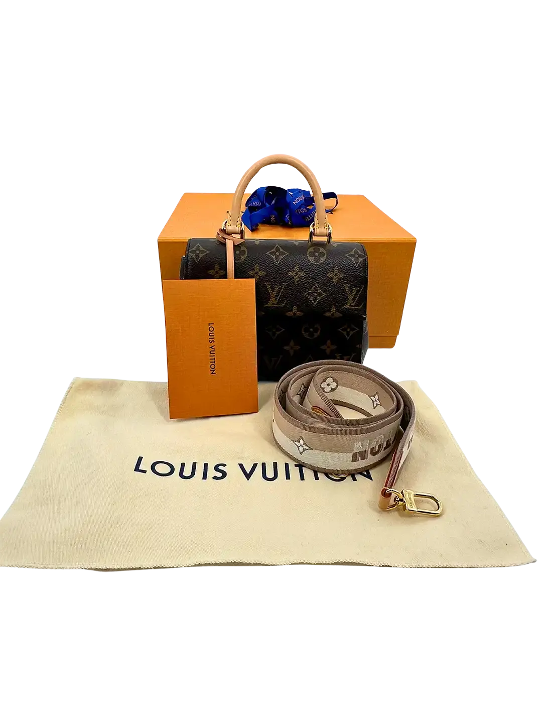 Louis Vuitton Sac Cluny Mini SL Monogram Beige M46055 Fullset / sehr gut Louis Vuitton