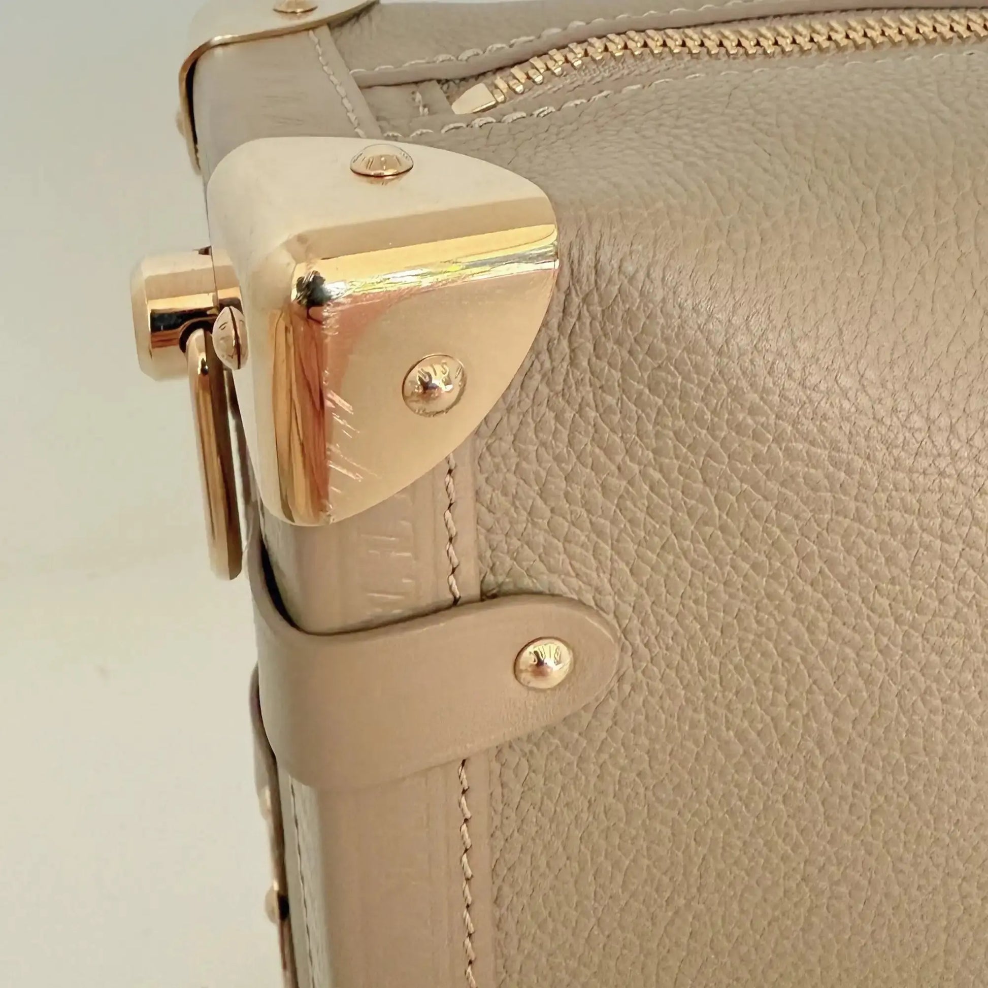 Louis Vuitton Side Trunk MM M25072 Taupe Fullset / sehr gut Louis Vuitton