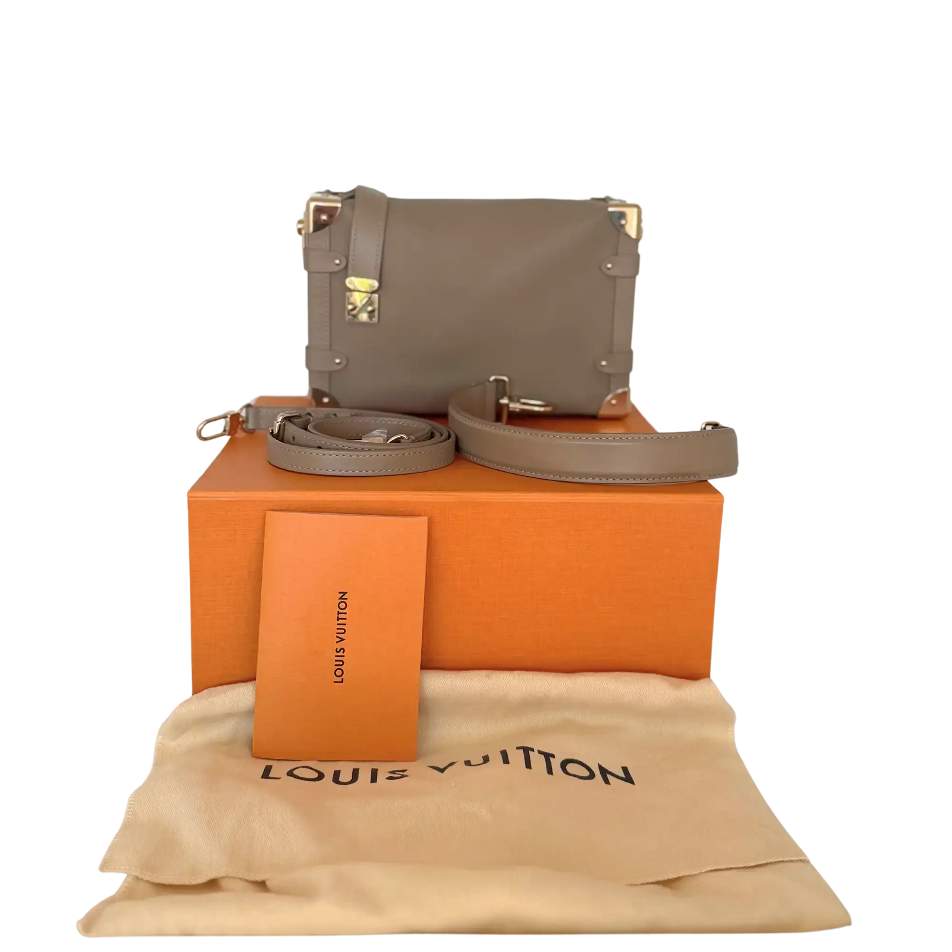 Louis Vuitton Side Trunk MM M25072 Taupe Fullset / sehr gut Louis Vuitton