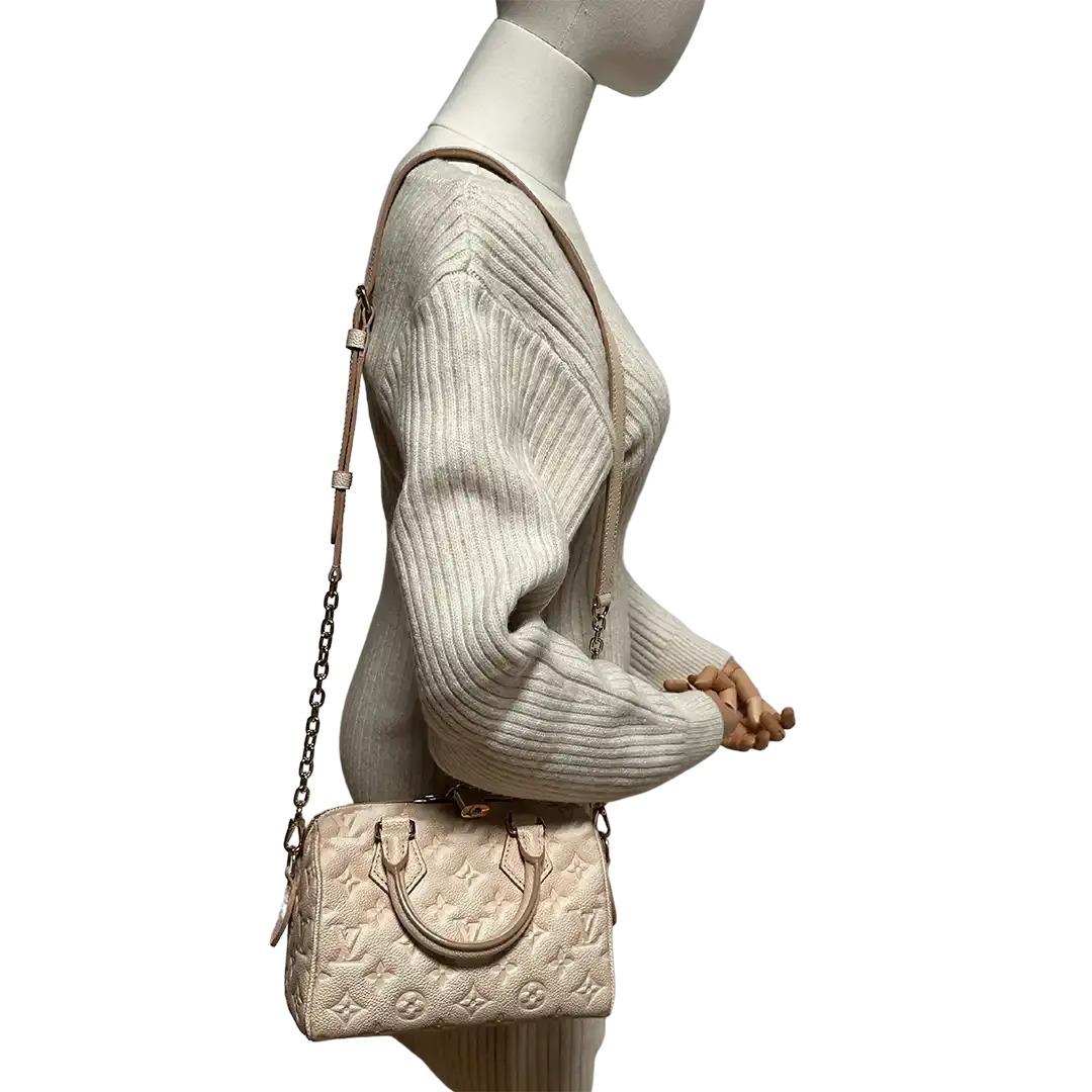 Louis Vuitton Speedy 20 Bandouliere Summer Stardust beige clair M46163 / neuwertig Louis Vuitton