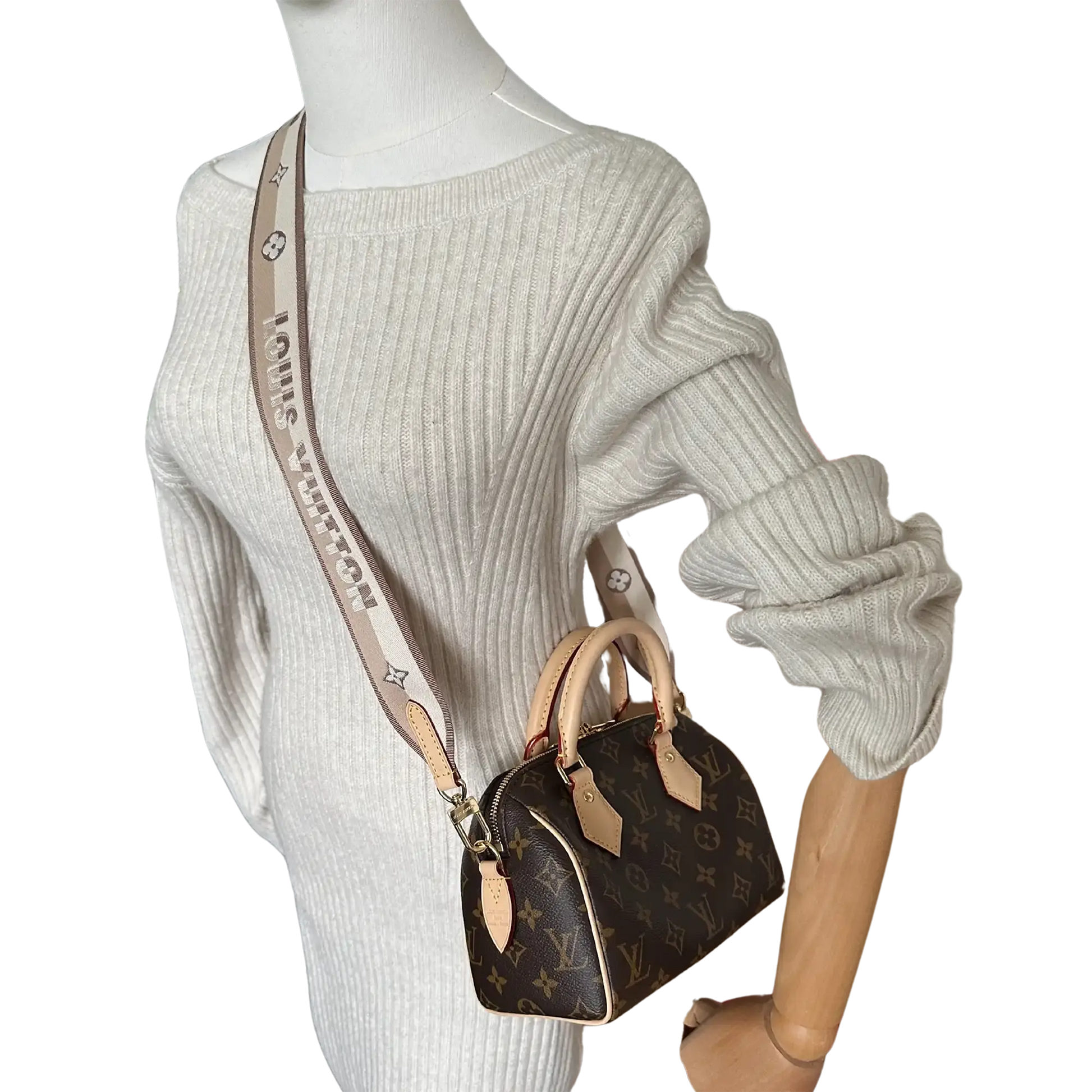 Louis Vuitton Speedy 20 mit Schulterriemen Monogram M46222 / ungetragen Louis Vuitton