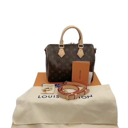 Louis Vuitton Speedy 25 Bandouliere M46977 Monogram Canvas Fullset / sehr gut Louis Vuitton