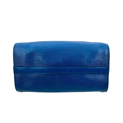 Louis Vuitton Speedy 25 Epi Leder Toledo blau / akzeptabel Louis Vuitton