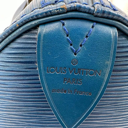 Louis Vuitton Speedy 25 Epi Leder Toledo blau / akzeptabel Louis Vuitton