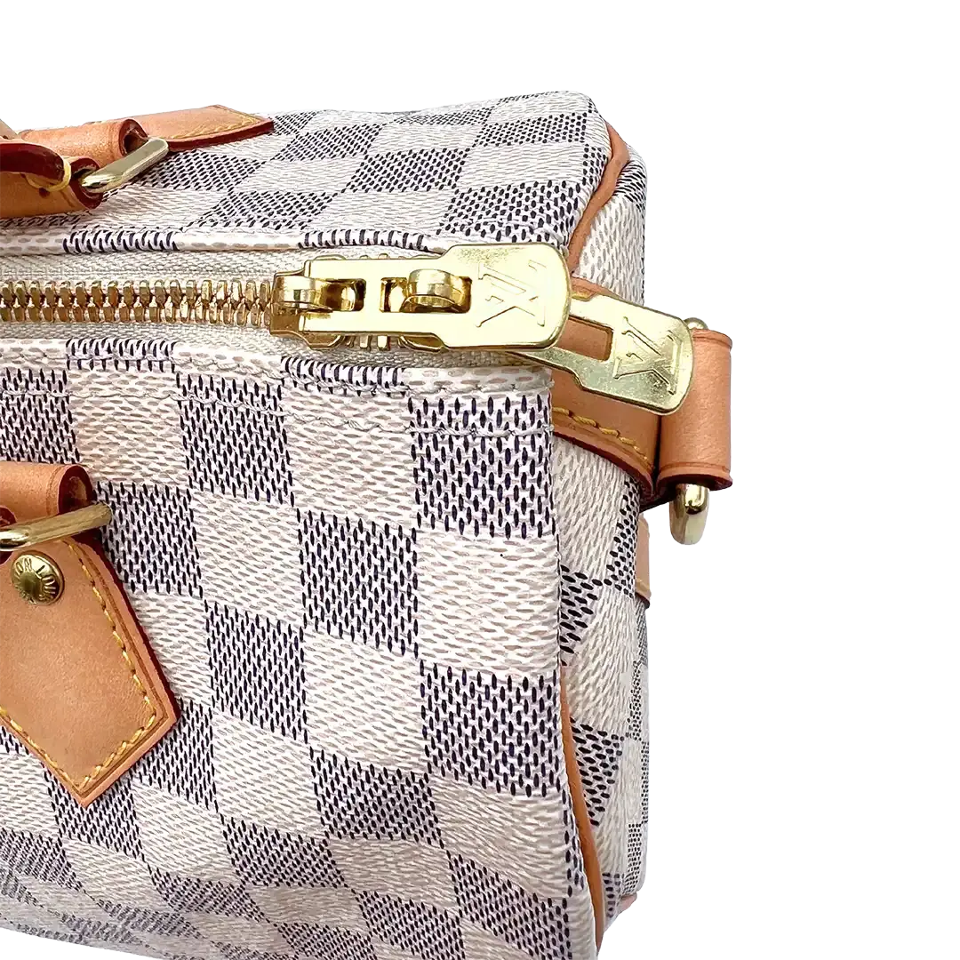 Louis Vuitton Speedy 25 Damier Azur  Hardware 2