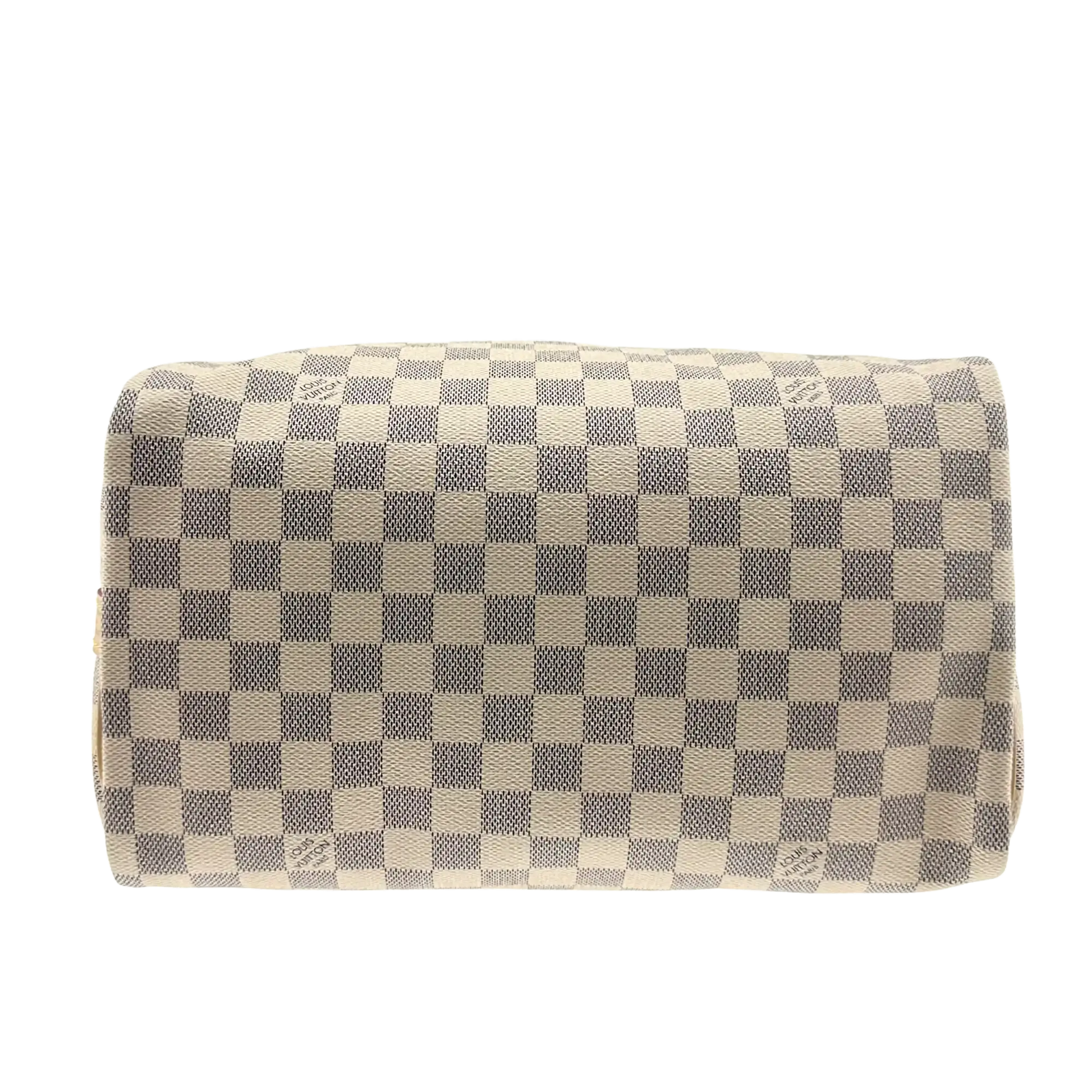 Louis Vuitton Speedy 30 Bandouliere Damier Azur Fullset / ungetragen Louis Vuitton